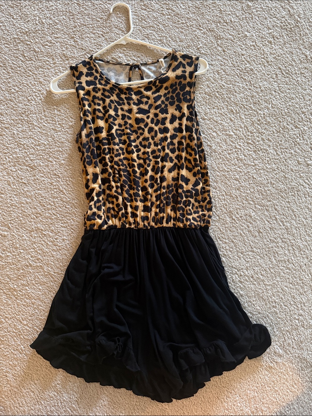 Beeson River Leopard Print Tank with Black Spots